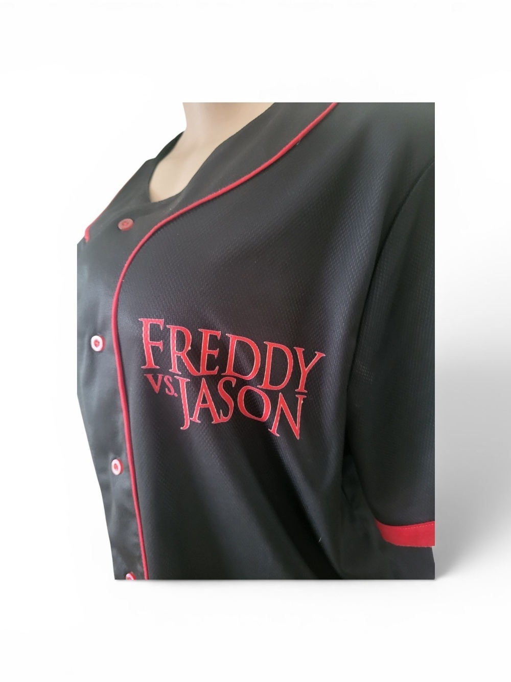 Freddy vs Jason Black Graphic Short-Sleeve Shirt - Picture 5 of 9
